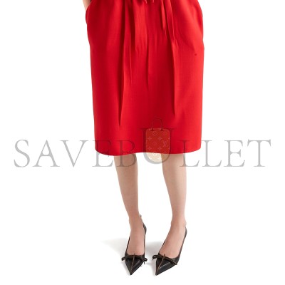 PRADA ANTIQUED LEATHER PUMPS 1I208O